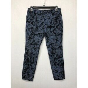 Banana Republic Women Sloan Blue Floral Chino Ankle Pants Size 2 Petite B264 -15